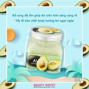[TIẾT KIỆM HƠN] Combo 2 Tẩy tế bào chết toàn thân dưỡng ẩm và sáng mịn da quả bơ Beauty Buffet Scentio Avocado Body Scrub 350ml