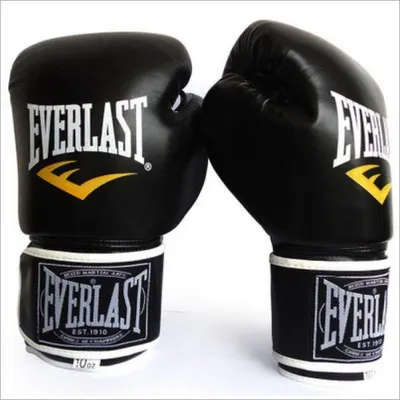 Everlast 6OZ 8OZ 10OZ 12OZ 14OZ Professional Boxing and MMA Gloves Muay Thai Training 12oz Adult Fighting Training Sanda Men Women Punching Bag