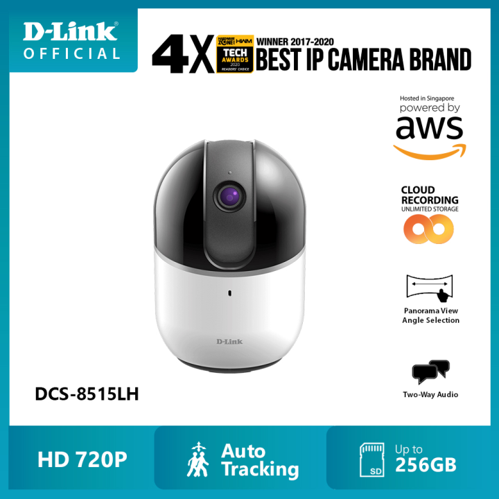 D-Link DCS-8515LH mydlink HD Pan Tilt Wi-Fi Camera