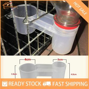 MIH ✨ COD ✨ นักดื่มนกพลาสติกป้อนขวดน้ำถ้วยแมวไก่นกพิราบนกแก้วหนูแฮมสเตอร์