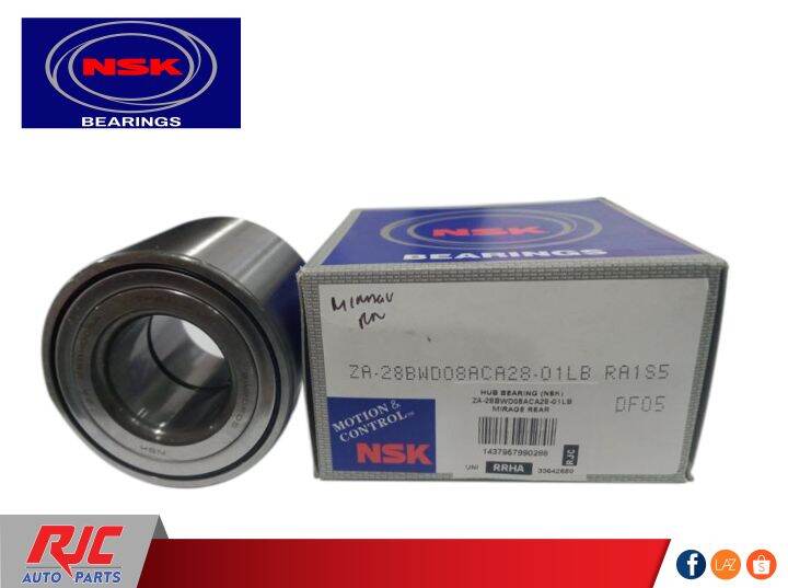 NSK Rear Bearing Mitsubishi Mirage 2013 Up ZA-28BWd08ACA28