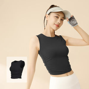 🚚จัดส่งจากกรุงเทพ🚚ของแท้ 100%✅เสื้อกล้ามกีฬาลำลองผู้หญิง ทรงเข้ารูป เสื้อกั๊กโยคะเอวต่ำ40-72.5kg