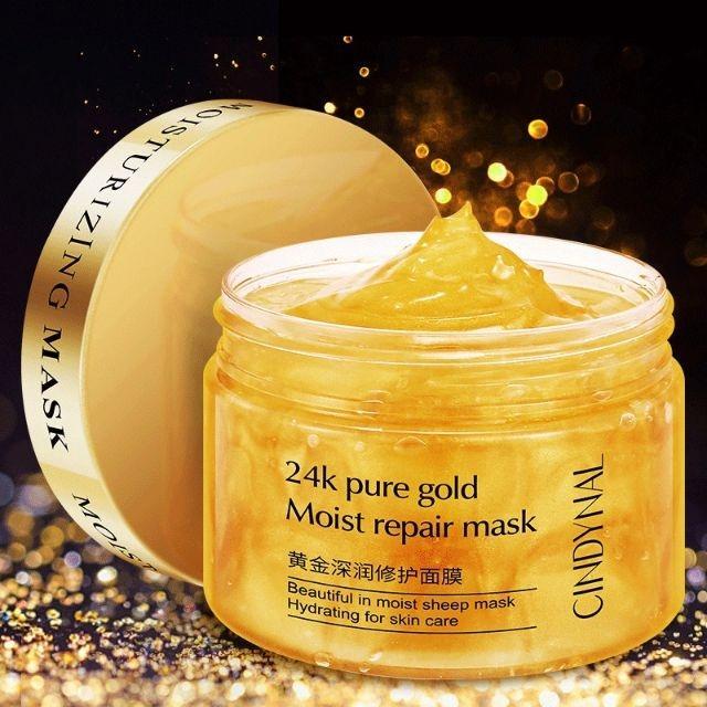 24k Pure Gold Moist Repair Mask/ Night cream (24k sleeping mask) Lazada