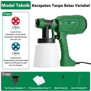 ISKU Electric Spray Gun  400Watt Semprotan Cat Listrik 800ML Kapasitas tinggi  Alat portabel