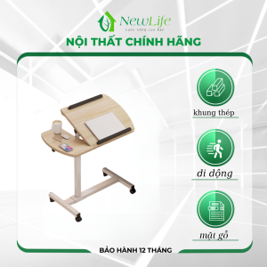Bàn Laptop Có Bánh Xe Đa Năng Điều chỉnh Độ Nghiêng Có Bánh Xe Linh Hoạt bàn làm việc mini di động