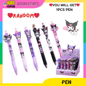 (READY STOCK)Cinnamonroll Pendant 0.5mm Black Gel Pen Stationary Kid Birthday Present Gift 玉桂狗黑色中性笔0.5毫米文具gel pen hitam