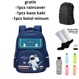 Ransel Sekolah Dasar Tahan Air Tas Sekolah Anak-anak Untuk Anak Laki-laki