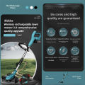 Makita Cordless Lawn Mower 168V Rechargeable Lithium Battery Portable Household Gardening Trimmer Electric Grass Cutter 3.0 Full Quality Upgrade. 