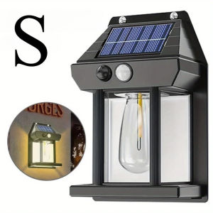 Solar Powered Mandala Pattern Wall Lamp Waterproof Landscape Light For Garden Lawn Courtyard Decor
