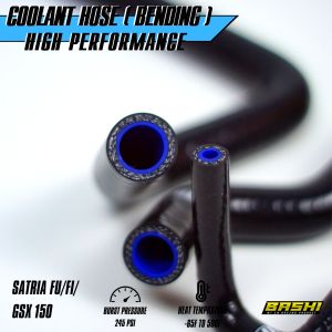 BASHI SELANG RADIATOR SET TEKUK SUZUKI SATRIA FU FI GSX 150 COOLANT HOSE IMPORT TAHAN PANAS RACING BALAP HEAT PROTECTION