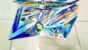 Lis sticker stiker striping variasi satria fu facelift terbaru HOLOGRAM
