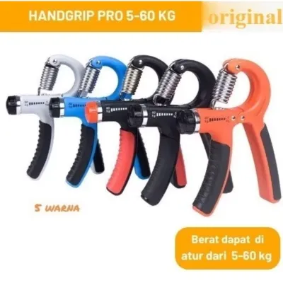 HAND GRIP PRO 5-60 kg Angkat Beban Alat Olahraga Otot Tangan Fitness ADJUSTABLE LATIHAN OTOT PENGUAT TANGAN