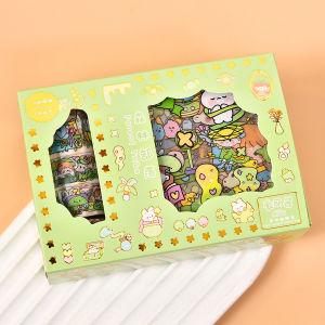 20 PIECES SHEET 4 WASHI ROLL CUTE AILIs Paste Tape PET Waterproof Sticker Set 手账贴纸胶带套装