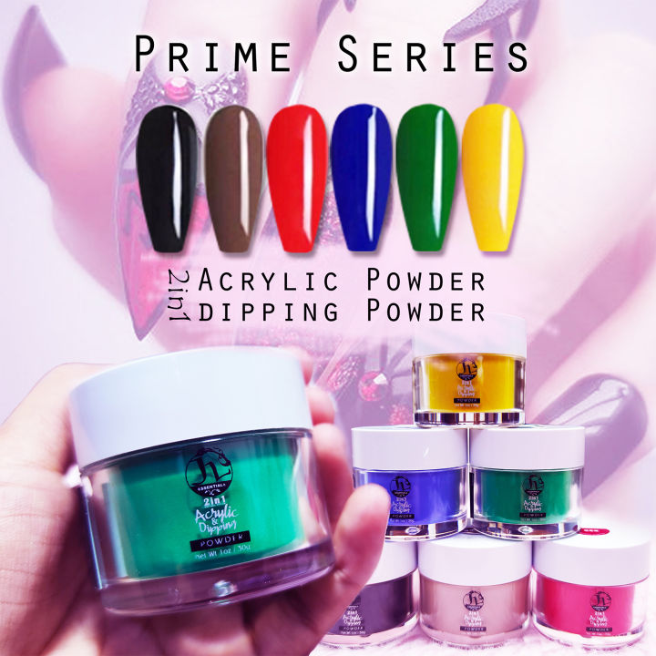 JL Essentials 2in1 ACRYLIC POWDER & DIPPING POWDER Prime Series High ...