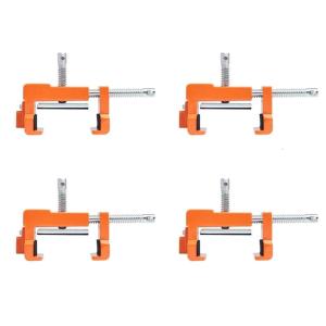 Heavy Duty Adjustable Metal Clamps For Woodworking And Cabinet Making With Precise Hole Positioning And Secure Fastening