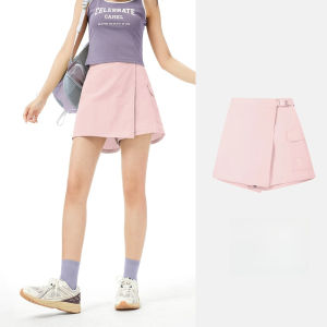 Camel Womens Quick-drying Skirts Elastic Ice Feeling Upf 50+ Sun Protection Shorts