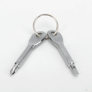 Keychain Screwdriver Multifunction Screwdriver Keychain Screwdriver Tool Gifts for Men Phillips Slotted Screwdrivers