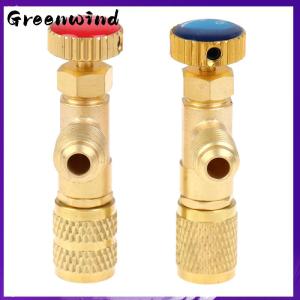 【Greenwind】 Air conditioning repair liquid safety valve R410A R22 1 4 5 16 Safety Adapter