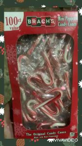 Kẹo gậy giáng sinh Noel Brach Candy Cane Mỹ size mini (HSD 12/2026)
