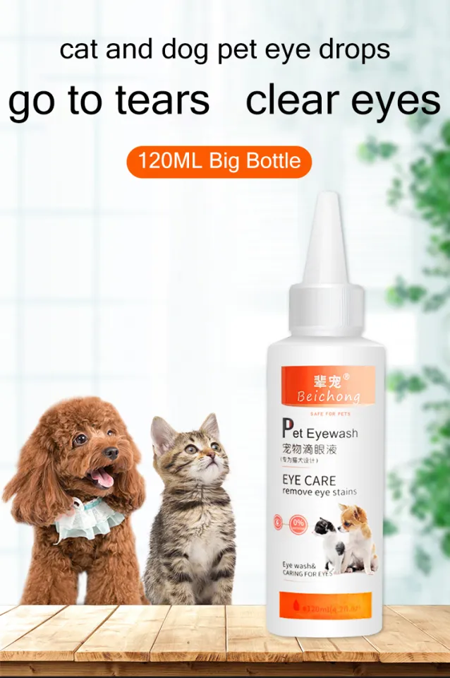 Cat clear eye drops sale