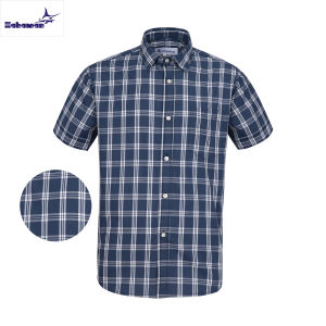 HAHAMAN ÁO SƠ MI NAM CARO CAO CẤP NGẮN TAY TRẺ TRUNG SMNT1408