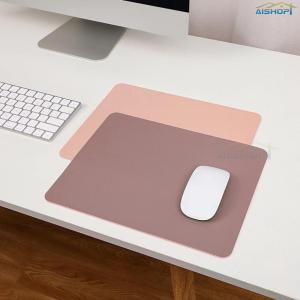 [SG Stock]Leather Laptop Mat Waterproof Mouse pad Office Mouse Mat  Square Leather Mouse Pad Desk Mice Mat