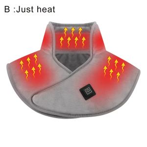 Electric Heating Shoulder Neck Pad Cervical Wrap Three Gear Thermal Compress Massager Vibration Shawl Warm Back Tool Relax Brace2026