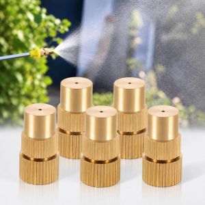 RJQFNG Mini Atomizing Nozzle Copper Adjustable Spray Nozzle Durable Spraying End