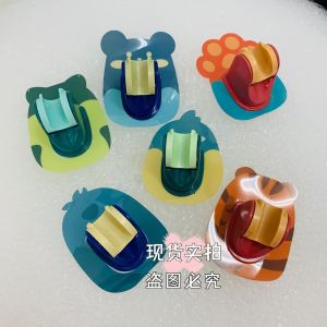 {3pcs} Cute shower bracket fixed seat universal adjustable bathroom flower drying shower base趣味花洒支架