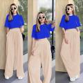 Wide Leg Pants Terno loose crop top in trendy designs & style. 