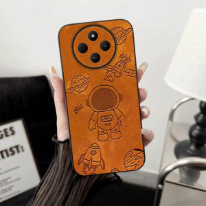 Case Xiaomi Redmi 14C Leather Matte Luxury Motif Astronot