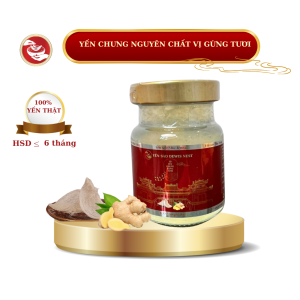 Yến Hũ Nguyên Chất vị GỪNG TƯƠI sợi yến thật - Tổ Yến Chưng Sẵn Yến sào Dewis Nest  tốt cho sứ khỏe