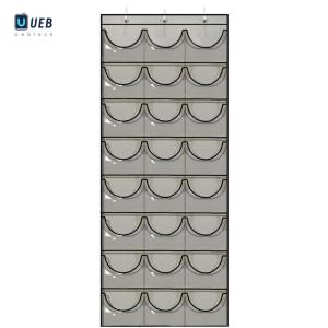 Ueblock✈Hat Organizer Racks for Baseball Caps Door Hanging Holder Hanger Storage Rack with 3 Hooks 24 Deep Pockets for Bedroom