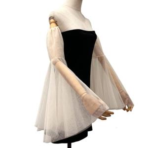 Wedding Bridal Arm Sleeves Arm Wrap for Bride Flared Arm Coverings Perfect for Evening Parties and Festival Celebration