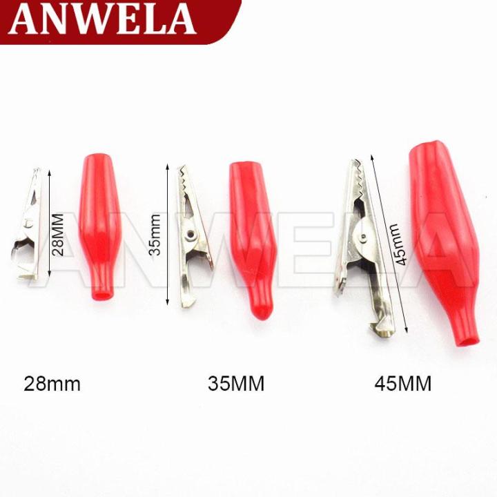 ANWELA Shop 28mm 35mm 45mm Electrical Alligator Clip Test Lead Cable ...