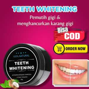 KIRIM INSTAN ✅ [ ARANG PEMUTIH GIGI ] ASLI ARANG GIGI Teeth Whitening 30gr / Bubuk Pemutih Gigi