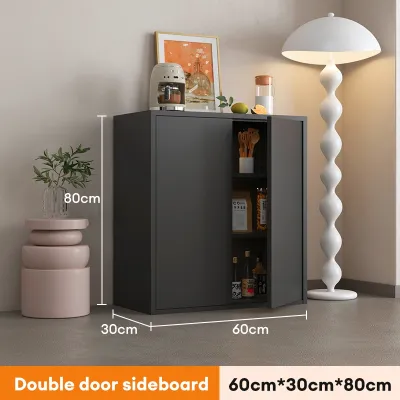 Sideboard Cabinet Modern Minimalist Living Room Bedroom Chest Of Drawers Wall Mounted Storage Cabinet Large Capacity Cream Style Kitchen Cabinet Multifunctional Combination Cabinet For Home Organization Space Saving