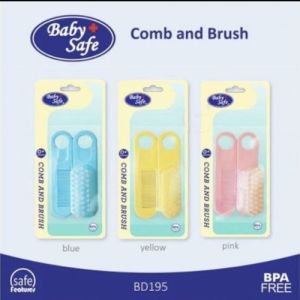 [ BISA COD ] Baby Safe Comb and Brush Set BD195 / sisir rambut bayi