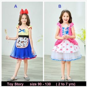 SG Seller Frozen Toy Story Jessie Dress Costume Party Costume Short sleeved dress baby kids costume cotton material ON SALE suitable for 1 years to 7 years
