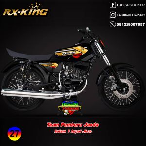 Sticker Striping Yamaha RX King - Stiker Striping Variasi Motor RX King. TBS 027