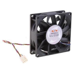 DC Brushless Computer Fan 8x8x2.5cm 85.2CFM 6500RPM 4Pin 4 Wire PWM Automatic Temperature Control Cooler by KZ8025B012U