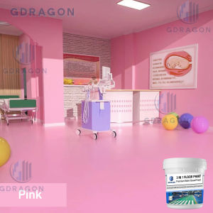 1KG GDRAGON 3 In 1 Epoxy Floor Paint Cement Floor Paint Wear-Resistant Epoxy Resin Floor Paint Suitable For Warehouse Workshop Outdoor Indoor Garage Office Gym Factory Playground