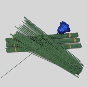50pcs Floral BambooWire Mesh Flower Material Diy Flower Diameter Green Wire Handmade Rose Pole