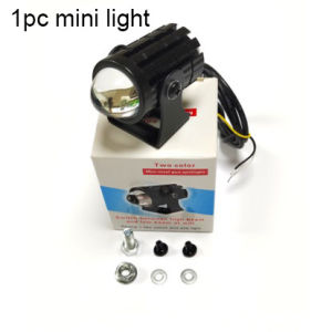 Mini Driving Light Putih + Kuning Pasangan Universal Berkualitas Tinggi Led Light 20W * 2 dengan Domino Switch