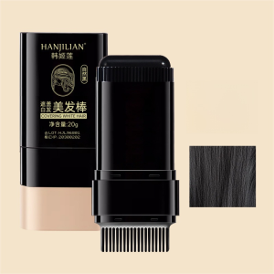 【Dyeing Your Hair Without Damaging It】White Hair Covering Artifact Does Not Fade Disposable Hair Dye Pen Hair Stick Pure Plant Color Repair Hair Root Black Hair植物染发棒