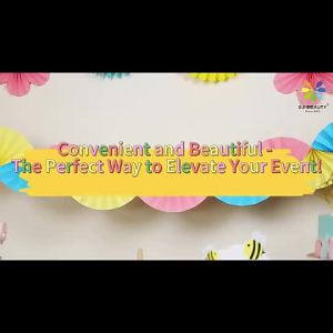 White Crepe Fringe Garland 30ft Hanging Paper Streamer for Birthday Baby Shower Wedding Graduation Wall Backdrop Decorations