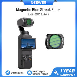NEEWER Effect Filter Set for DJI Pocket 3 Blue Streak/8X Star/LPR/Black Diffusion 1/4 Filters