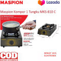 Maspion MSP MKS810C Kompor Gas Stove Teflon Non-stick Coating Anti Lengket 1Tungku/Single Burner LPG. 