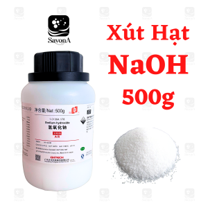 Potassium hydroxide - Xút KOH - Kali Hydroxide - KOH Làm Xà Phòng Phân Bón - KOH 85% Xilong Chai 500g CAS 1310-58-3 SavonA