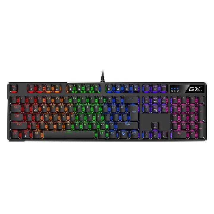 Bàn phím cơ Genius Scorpion K12 Switch Brown RGB Anti-Ghosting – Bàn phím gaming có dây USB cho PC Laptop
